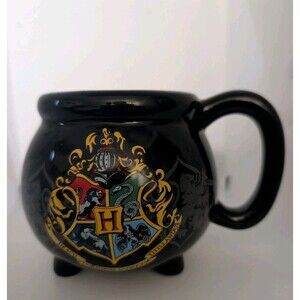 Harry Potter Hogwarts Black Cauldron Coffee Mug 20 Oz